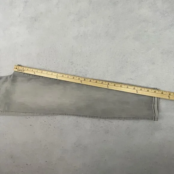 White House Black Market Jeans Womens Size 6S Gray Skinny Ankle Side Zip Stretch - Picture 9 of 12